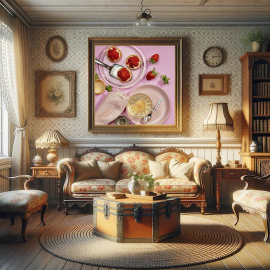 Painting Strawberry Tarts Tea Tarts Strawberries Tea 110x110