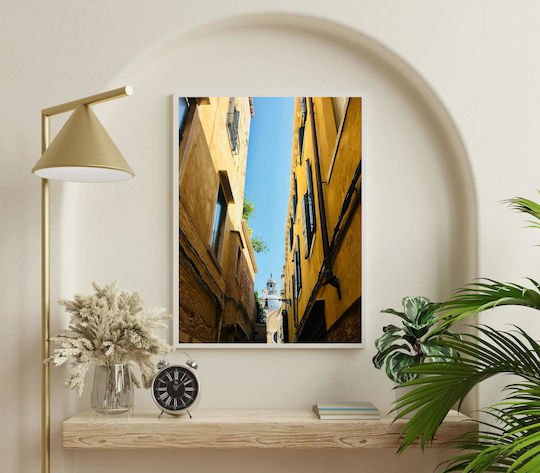 Painting Narrow Alleyway In A Historic City 100x150