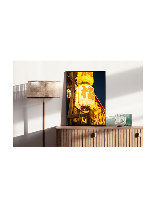 Panou Illuminated Lanterns Galbene cu Iluminare 100x150