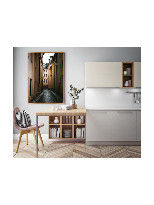 Gemälde Narrow Alleyway In City Στενό Δρομάκι Στην Πόλη 100x150