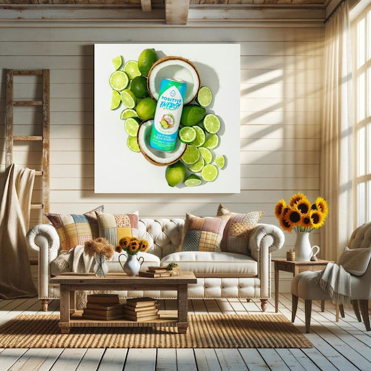 Painting Positive Energy Drink Citrus Beverage of Positive Energy Citrus 110x110