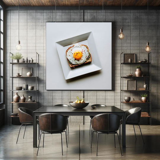 Панел Avocado Toast Fried Egg Тоаст Авокадо Пържено Яйце 110x110