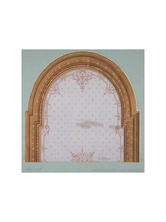 Painting Design Ceiling Decoration In A House On Boulevard Haussmann By Jules Edmond Charles Lachaise Eugène Pierre Gourdet 110x110