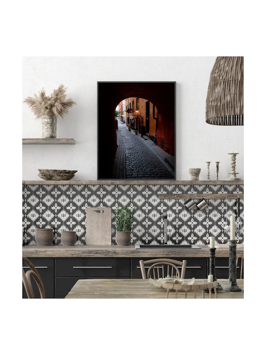 Gemälde Quiet City Alley Ήsυχο Σοκάκι Πόλης 100x150
