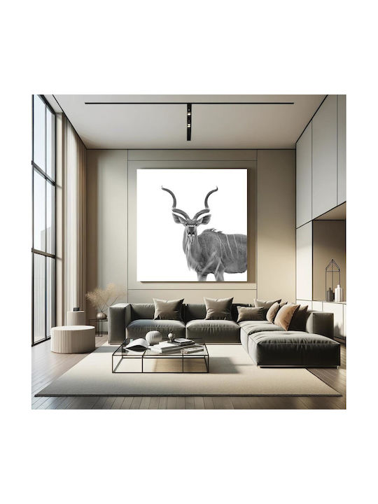 Панел Majestic Kudu В Черно И Бяло Majestic Kudu Черно-Бял 110x110