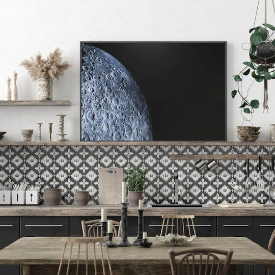 Painting Moon Surface Detail Lunar Surface Detail 150x100
