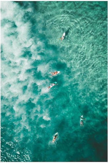 Панел Surfing In Crystal Waters Сърфинг Кристални Води 115x170