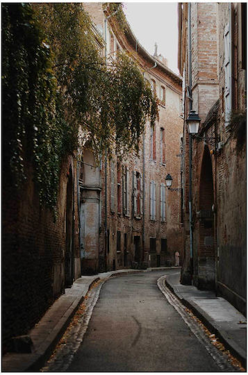Πίνακας Charming Narrow Alley In Historical City Καλαίσθητο Στενό Δρομάκι Στην Ιστορική Πόλη 100x150