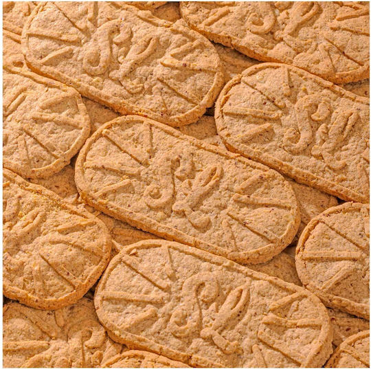 Gemälde Close-up Biscuits Konstruktionsaufnahme von Keksen 110x110