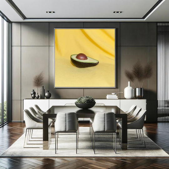 Панел Avocado На Жълт Фон 110x110