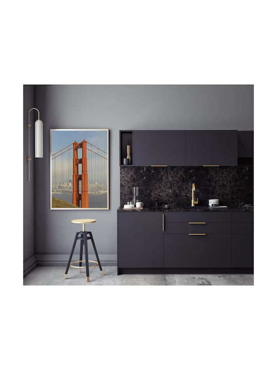 iLovePrints Gemälde Golden Gate Bridge in San Francisco Brücke Golden Gate im San Francisco 100x150
