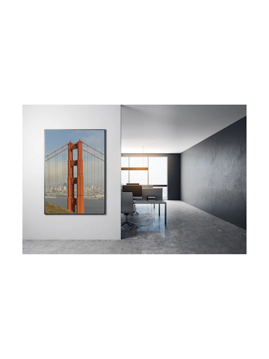 iLovePrints Gemälde Golden Gate Bridge in San Francisco Brücke Golden Gate im San Francisco 100x150
