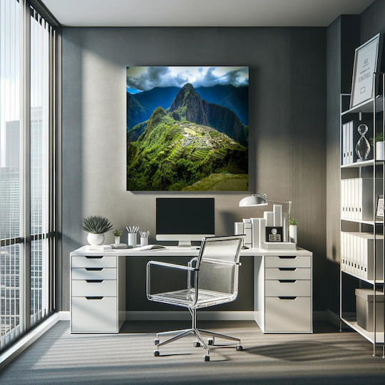 Painting Machu Picchu In Mountains Machu Picchu In The Mountains 110x110