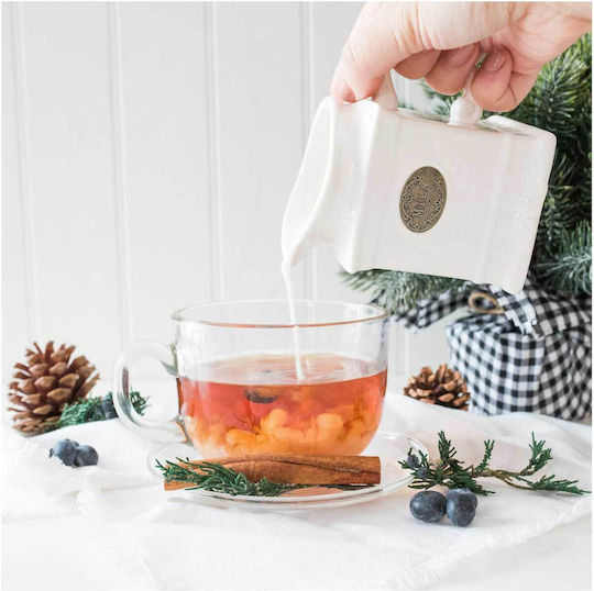 Πίνακας Pouring Cream Into Tea Ρίχνοντας Κρέμα Τσάι 110x110