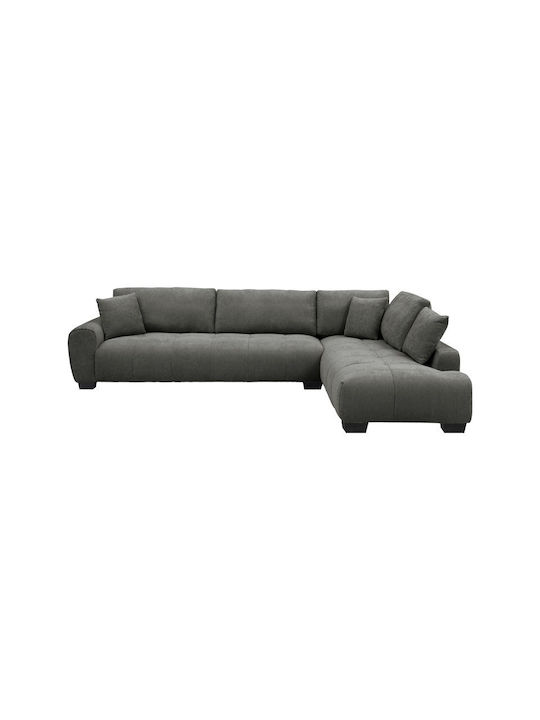 Vaneto Corner Couch with Left Corner Anthracite 298x208x85cm