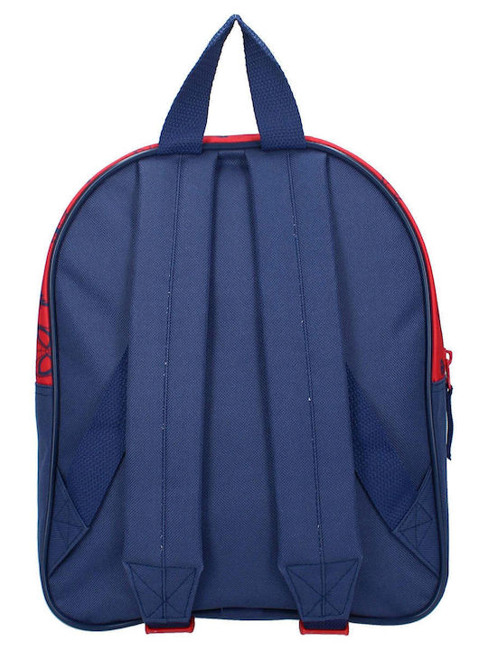 Vintage Lovers School Backpack For Elementary Blue 25 x 11 x 30cm