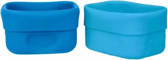 B.Box Ocean Kids Food Container Made of Silicone 0.15 Litre Blue