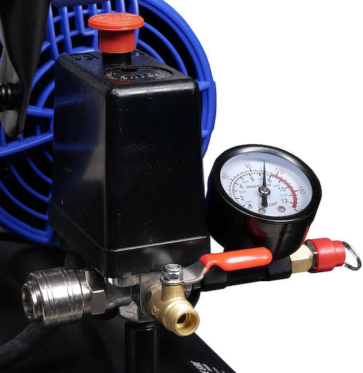 Valkenpower Μονοφασικό Κομπρεσέρ Αέρος 72dB με Ισχύ 2hp και Αεροφυλάκιο 25lt