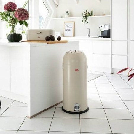 Trash Basket Red Kickmaster Maxi 40l Wesco