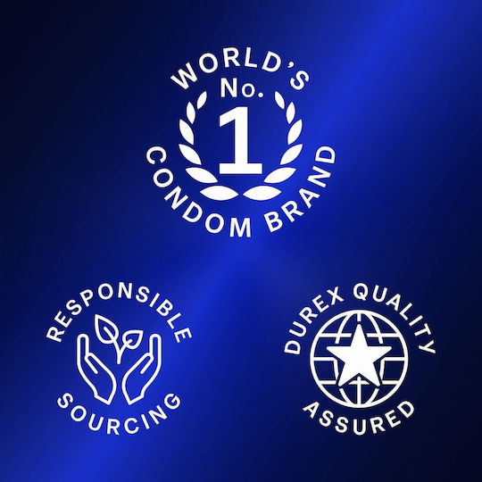 Durex Prezervative Box 30 bucăți cu striații Natural