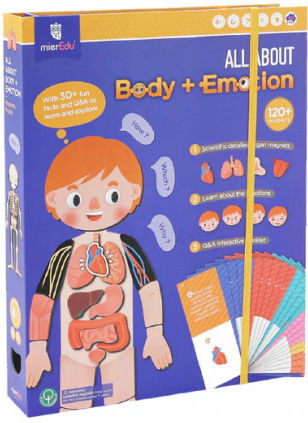Mieredu Μαγνητικό Παιχνίδι Κατασκευών All About Body & Emotions για Παιδιά 4+ Ετών