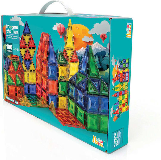 HappiHobbi Magnetisches Bau- und Konstruktionsspielzeug Für Kinder Ab 3 Jahren