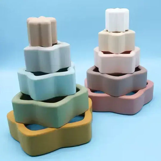 Stacking Star Toy from Silicone