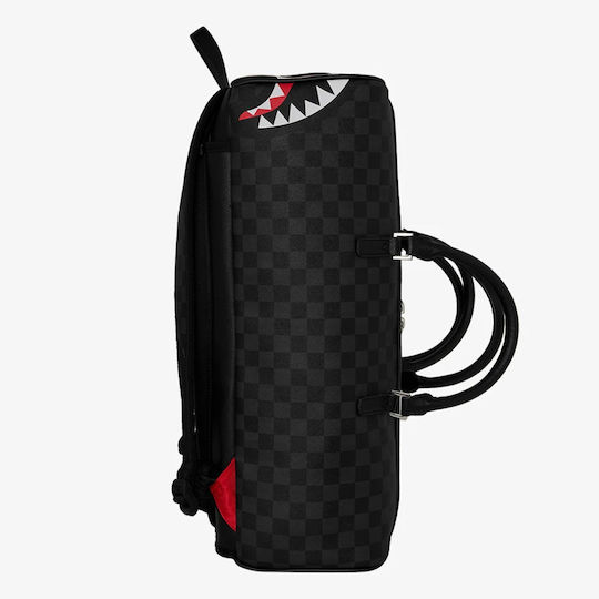 Sprayground Double Trouble Double Duffle Backpack Black Fabric W43.2xD12.7xH36.8cm