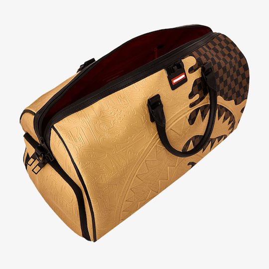 Sprayground Duffle Sack Voyage Beige from Artificial Leather L50.8xW25.4xH27.3cm