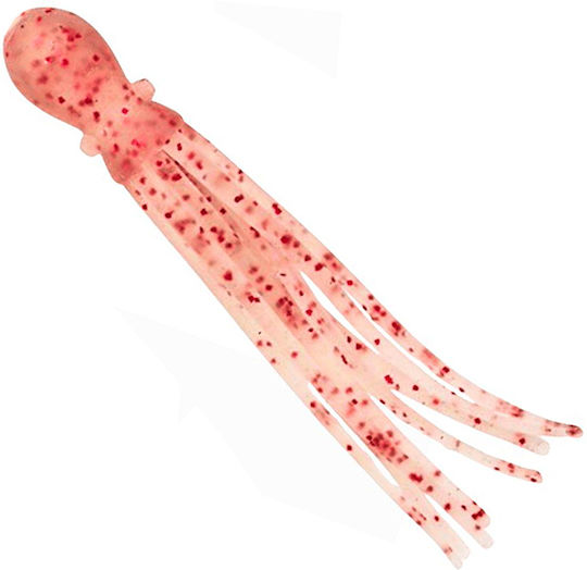 Nikko Octopus Artificial Bait Octopuses 6.35cm Red