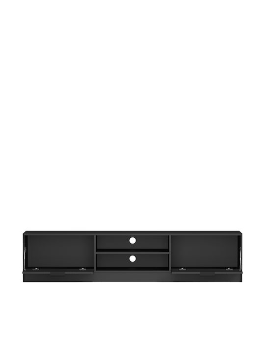 Pakketo TV-Ständer Lemardo Schwarz M180xT40xH40cm