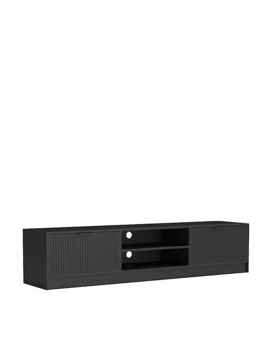 Pakketo TV-Ständer Lemardo Schwarz M180xT40xH40cm