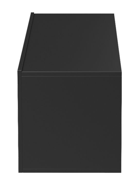 Έπιπλο Τηλεόρασης Olande Μαύρο Μ210xΠ35xΥ48cm