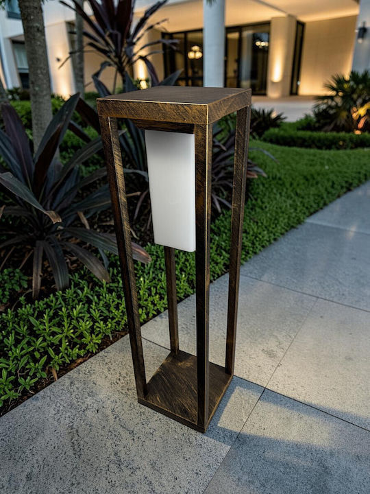 Epiplo-Fos Outdoor Floor Lamp For E27 Bulb Bronze