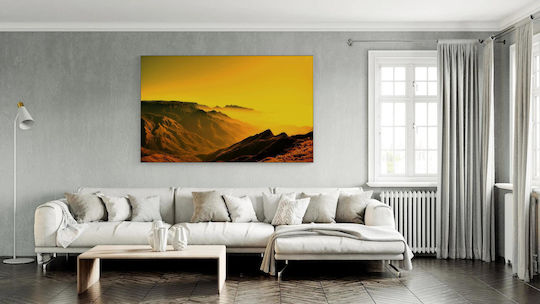 Painting Golden Mountain Range Golden Mountain Range 150x100