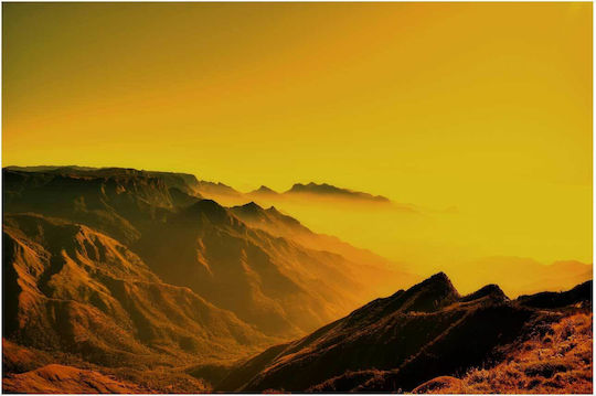 Painting Golden Mountain Range Golden Mountain Range 150x100