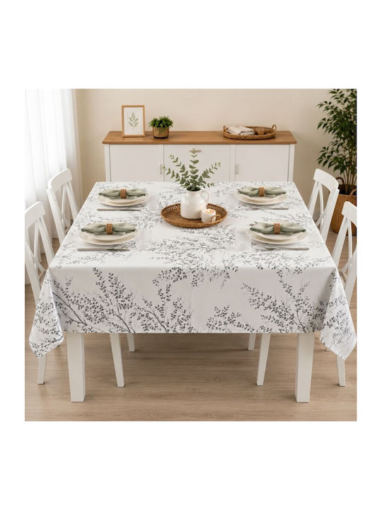 Pucioasa Τραπεζομάντηλο Βαμβακερό Grey 160x220εκ.