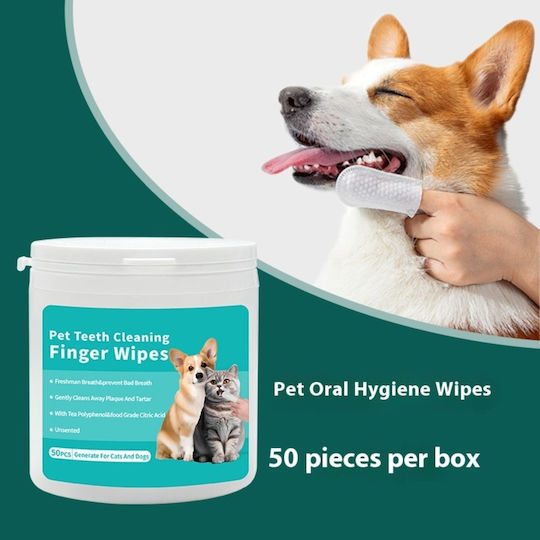 Hundezahnpflege Ring für Hunde & Katzen gegen Stein & Platte 50 Stück