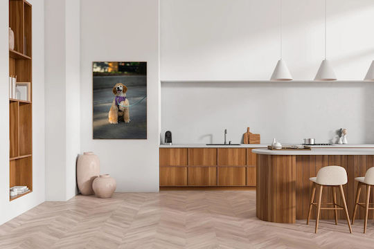 Panou Happy Poodle În Ham Mov Happy Poodle 100x150