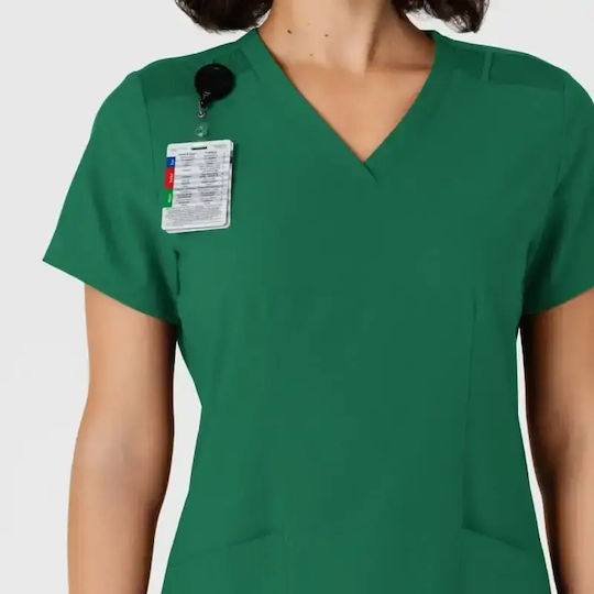 WonderWink WonderWink Damen Medizinische Bluse Grün