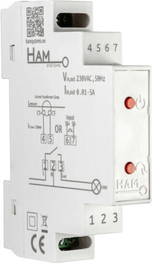Ham Dinswitchm Elektrische Schaltpaneel-Druckknopfschalter WiFi 230V 80A