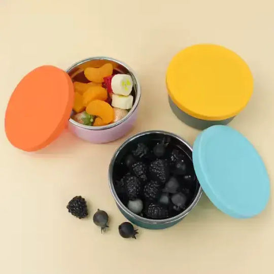 Lunch Box Inox Orange 550ml Lunch Box Inox Orange 550ml