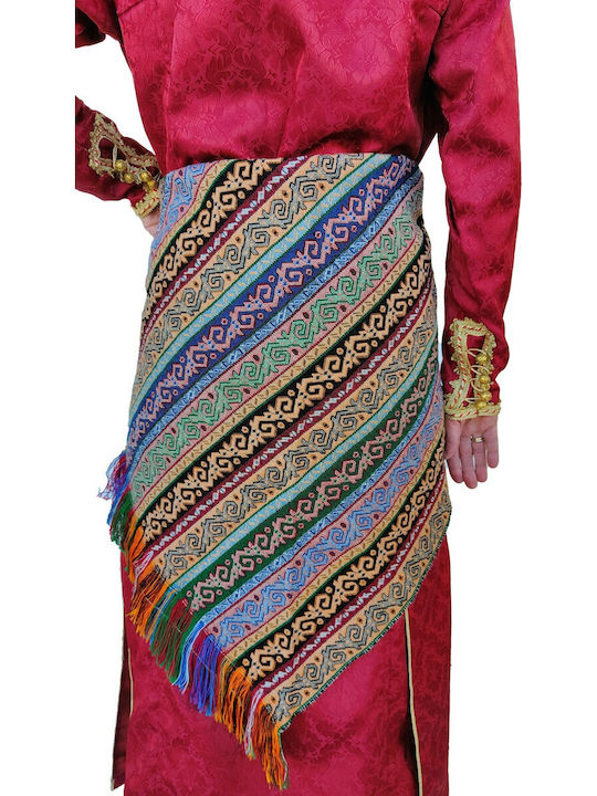 Traditional Costume Lux with 3 Rows Necklace with 45 Coins