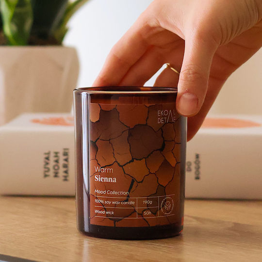 Aromatic Soy Candle with Rose Perfume 190gr Aromatic Soy Candle with Rose Perfume 190gr