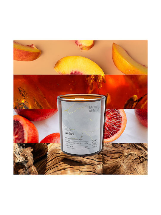 Aromatisches Soja-Kerze im Gefäß mit Vanille-Parfüm 60g