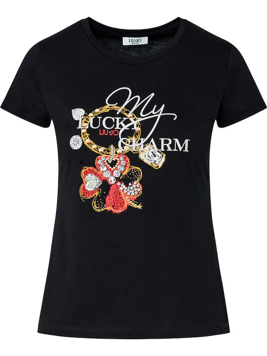 Women's Blouse Floral Black