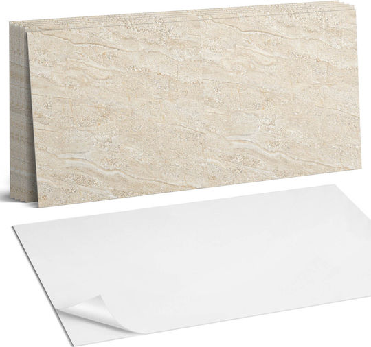 Set of Vinyl Tiles Kitchen Pattern Natural Stone Design 6x60x30 pcs