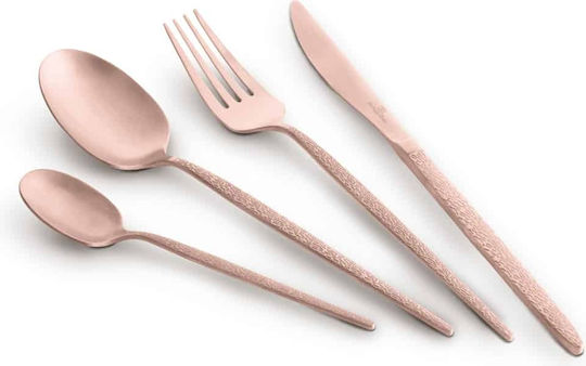 Berlinger Haus Cutlery Set Stainless Steel Rose Gold 24 Pieces