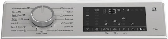 Whirlpool Waschmaschine Für Obere Belastung 7kg 1200 Umdrehungen TW721DSFCEE