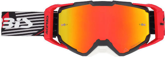 Маска Mx Acerbis Vitrion Mirror 27520.323 Черно Червено